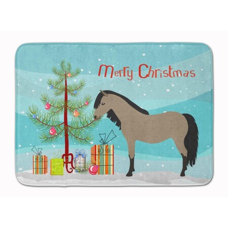 Carolines Treasures Welsh Pony Horse Christmas Machine Washable Memory Foam Mat BB9277RUG